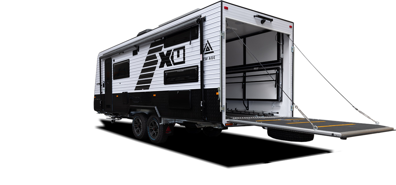 Xtreme Utility 22 Ft Toy Hauler Rear 3/4